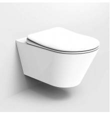 Boheme Avva Унитаз подвесной 35,5х53х32h см, цвет: белый 972-W
