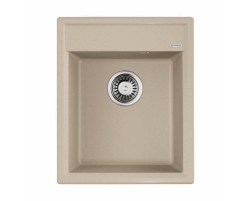 Мойка, OMOIKIRI, Daisen, шгв 420-510-215, отверстия для смесителя-3 промаркированных, цвет-бежевый