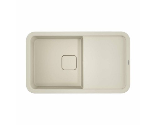 Мойка, OMOIKIRI, Tasogare, шгв 860-510-210, отверстия для смесителя-6 промаркированных, цвет-пастила