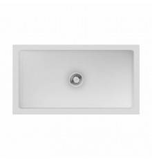 Мойка, OMOIKIRI, Mikura, шгв 840-460-254, отверстия для смесителя-отсутствуют, цвет-белый глянцевый