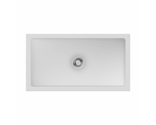 Мойка, OMOIKIRI, Mikura, шгв 840-460-254, отверстия для смесителя-отсутствуют, цвет-белый глянцевый