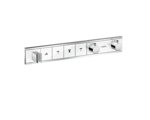 Смеситель для душа, Hansgrohe, RainSelect, цвет-белый/хром