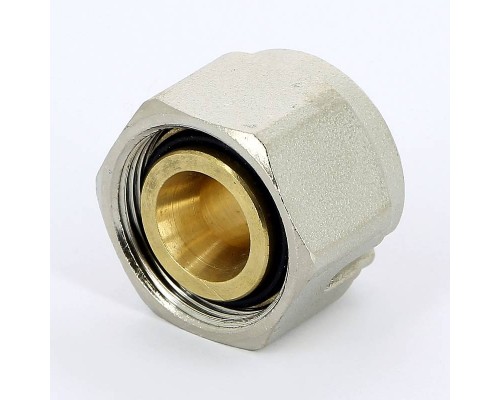 Соединитель для PEX-трубы обжим EMMETI 16х2(М24х19)