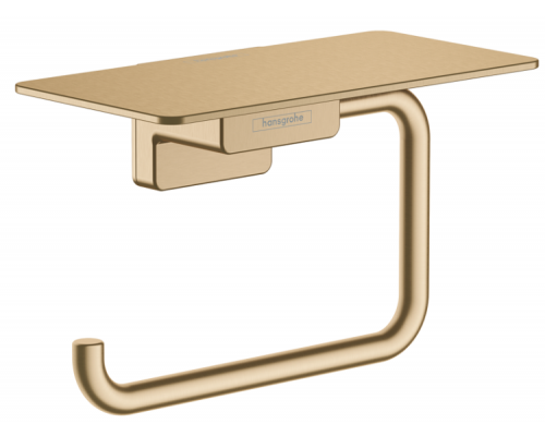 Бумагодержатель, Hansgrohe, AddStoris, шгв 150-80-87, цвет-шлифованная бронза