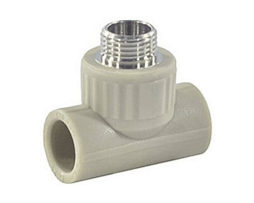 Тройник PP-R сер комб Дн32х3/4" НР VALFEX 10128132Г