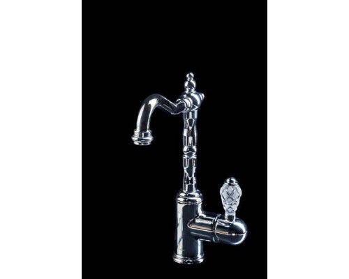 Boheme Crystal Смеситель для раковины высокий, одноручковый, цвет: хром глянцевый 262-CRST