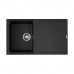 Omoikiri Yasugata 86-BL Кухонная мойка Tetogranit 86x50 см, цвет: черный 4993868