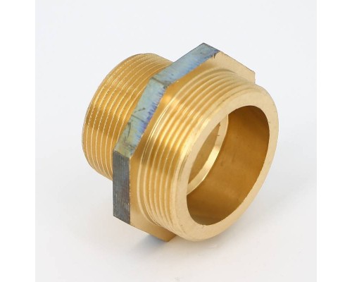 Ниппель бронза Viega укороченный НН 1"1/2 x 2"