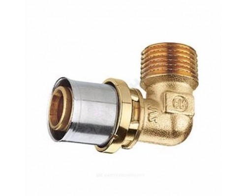 Угольник МП/PE-X пресс лат Дн26х3/4"х90гр НР Giacomini RM127Y049