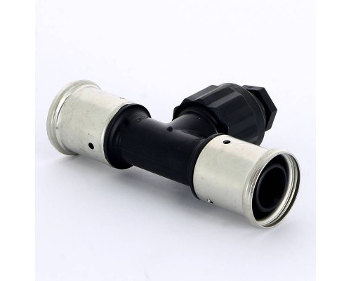 Тройник пресс-В PVDF HENCO 20x3/4"x20