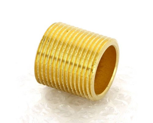 Ниппель бронза Viega сплошной 1"