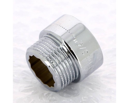 Удлинитель НВ хромированный UNI-FITT 3/4"x15мм Удлинитель НВ хромированный UNI-FITT 3/4"x15мм