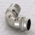 Угол пресс-Н нержавеющая сталь Sanpress Inox VIEGA 18x1/2