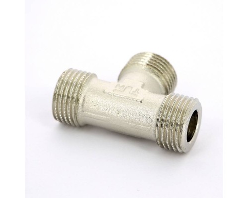 Тройник Н никелированный TIEMME 1/2"