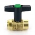Кран шаровой ВВ EASYTOP VIEGA 3/4" бронза SC-Contur высокая Т-ручка