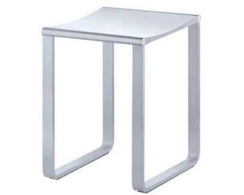 14982010038 PLAN Табурет, подходит также для душевой зоны, нагрузка: 100 kg, хром/светло-серый (RAL 7035) 14982010038