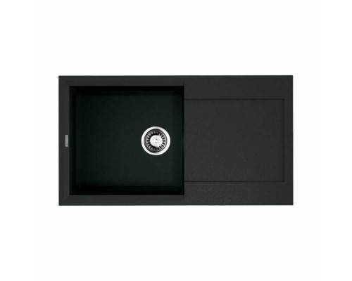 Мойка, OMOIKIRI, Sakaime, шгв 780-435-230, отверстия для смесителя-6 промаркированных, цвет-чёрный