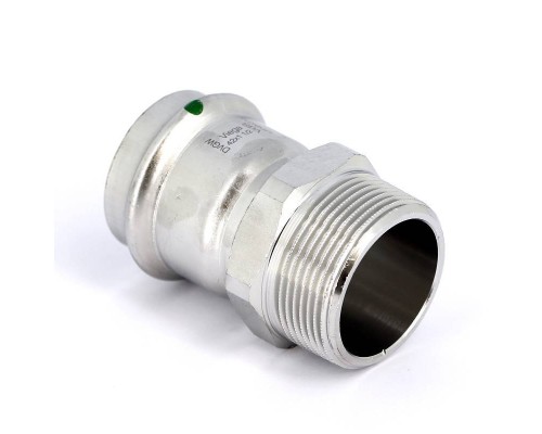 Муфта пресс-Н нержавеющая сталь Sanpress Inox VIEGA 42х1 1/2" Муфта пресс-Н нержавеющая сталь Sanpress Inox VIEGA 42х1 1/2"