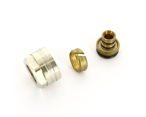Соединитель (евроконус) для металлопластиковой трубы обжим HENCO 16х3/4"