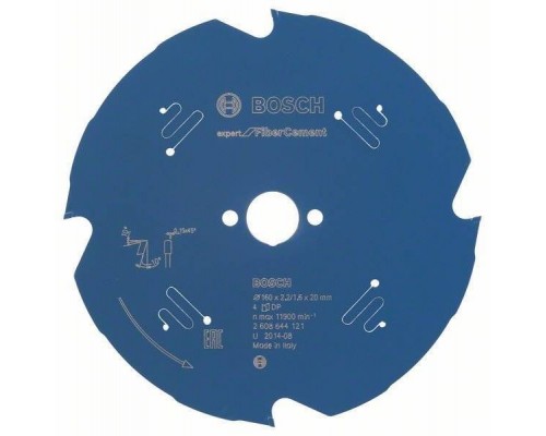 Пильный диск Expert for Fibre Cement 160x20x1,6 мм (2608644121)