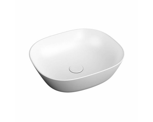 Раковина, Vitra, Plural, шгв 450-380-135, отверстия для смесителя-отсутствуют, VitrA Clean, цвет-белый матовый