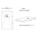 Allen Brau Priority Душевой поддон 140x80x3h см, цвет: зеленый 8.31008-PWM
