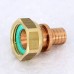 Муфта надвижная В с накидной гайкой бронзовая REHAU 16х3/4" RX