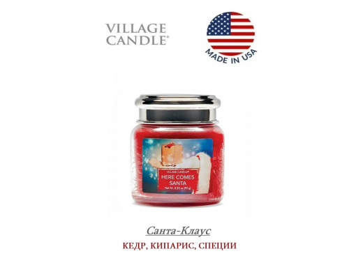 Декоративная свеча Village Candle Санта Клаус (92 грамма)