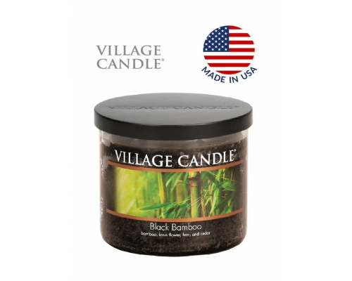 Декоративная свеча Village Candle Черный бамбук (396 грамм)