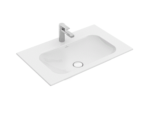 Раковина, Villeroy&Boch, Finion, шг 800-500, CeramicPlus, цвет-альпийский белый
