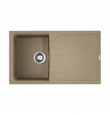 Мойка, OMOIKIRI, Yasugata, шгв 860-500-225, отверстия для смесителя-2 промаркированных, цвет-шампань