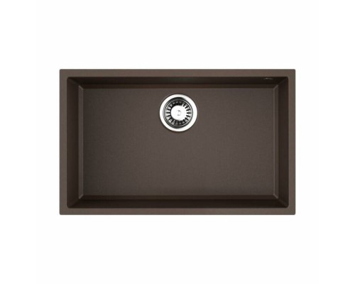 Мойка, OMOIKIRI, Tedori, шгв 660-420-220, отверстия для смесителя-отсутствуют, цвет-espresso
