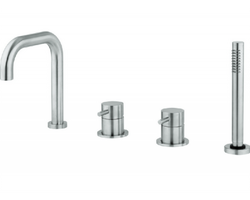 Смеситель для ванны и душа, Cisal, Xion, цвет-Brushed Stainless Steel Смеситель для ванны и душа, Cisal, Xion, цвет-Brushed Stainless Steel