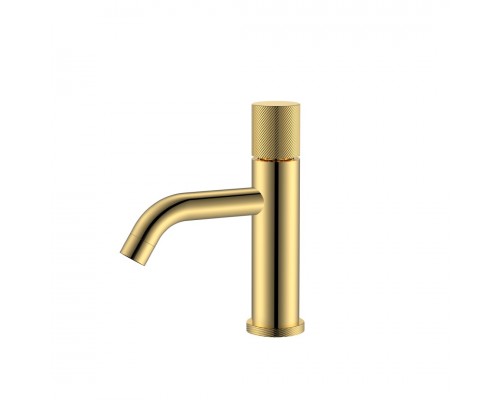 Boheme Stick Spirale Смеситель для раковины на 1 отв., без дк, длина излива 13,5 см, цвет: gold 121-GG.4