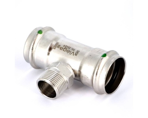 Тройник пресс-Н нержавеющая сталь Sanpress Inox VIEGA 35х3/4"х35