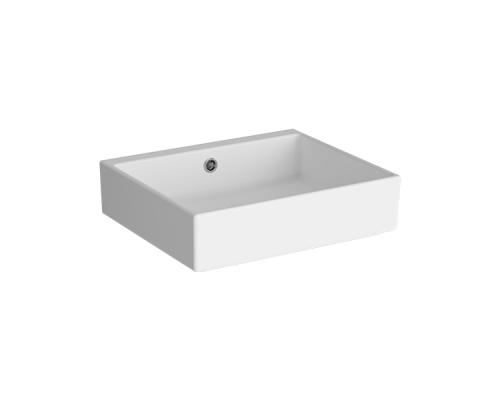 Раковина, Vitra, ArchiPlan, шгв 450-385-120, отверстия для смесителя-отсутствуют, цвет-белый