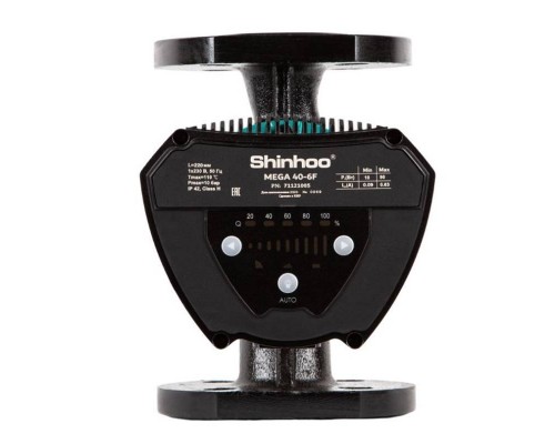 Насос циркуляционный ээ Shinhoo MEGA 40-6F, фланцевый 220В