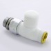 Вентиль обратный Carlo Poletti New-Smart НН 1/2" х М24 х 19 цвет белый