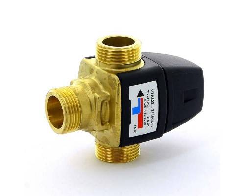 Клапан VTA 322 Н 3/4" термостатический смесит. 35-60 C, Kvs 1.5, DZR латунь Клапан VTA 322 Н 3/4" термостатический смесит. 35-60 C, Kvs 1.5, DZR латунь