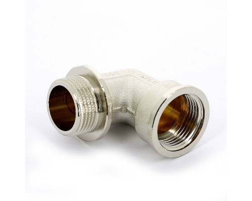 Угол НВ с упором никелированный TIEMME 3/4"
