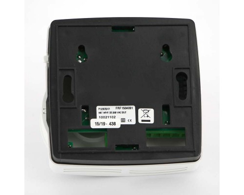 Термостат комнатный WFHT WATTS Ind электронный Dual с датчиком температуры теплого пола (кабель датчика 3м) 230В 5-30°С нормально закрытый сервопривод