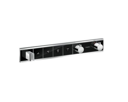 Смеситель для душа, Hansgrohe, RainSelect, цвет-черный/хром