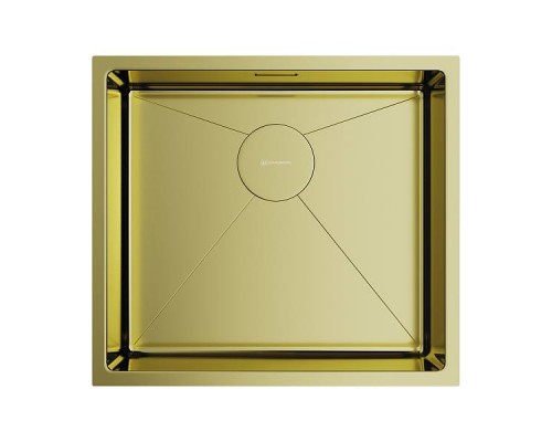 Omoikiri Taki 49-U/IF-LG Кухонная мойка нерж. сталь 49x44 см, цвет: светлое золото 4973523