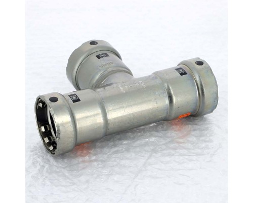 Тройник пресс оцинкованная сталь Megapress VIEGA 1"1/4x1"1/4x1"1/4
