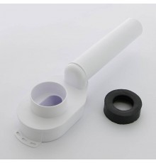 Сифон McAlpine для писсуаров вакуумный с манж. уплот. вход 50 мм, выход верт. 50 мм