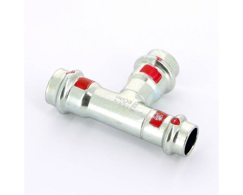 Тройник пресс Prestabo Viega 18х18х15 оцинк.сталь SC-Contur