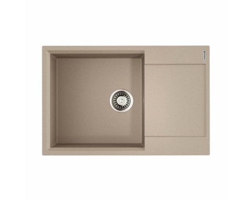 Мойка, OMOIKIRI, Daisen, шгв 780-510-210, размер чаши-440-440 мм, отверстия для смесителя-4 промаркированных, цвет-бежевый
