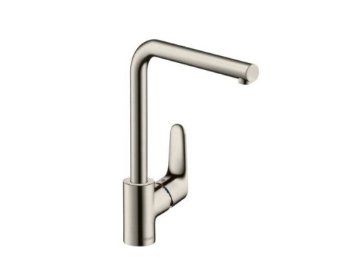 Смеситель для кухни, Hansgrohe, Focus M41, цвет-сталь