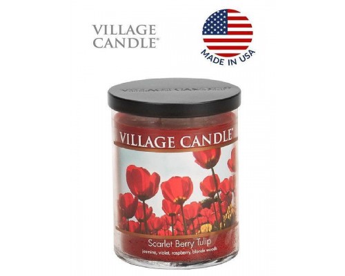 Декоративная свеча Village Candle Тюльпан и красные ягоды (396 грамм) Декоративная свеча Village Candle Тюльпан и красные ягоды (396 грамм)