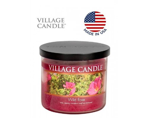 Декоративная свеча Village Candle Дикая роза (396 грамм)